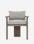 Chaise de salle à manger d'extérieur Kinzley