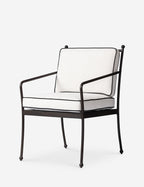 Chaise de salle à manger d'extérieur Gracen