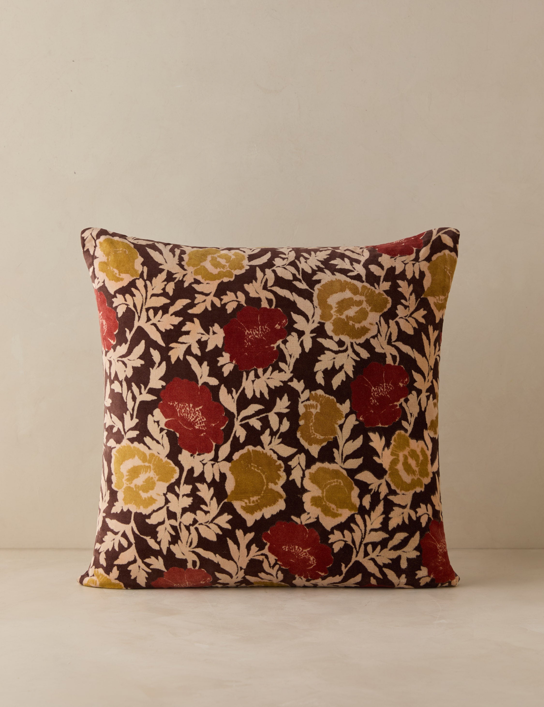 Oreiller en velours Corabel