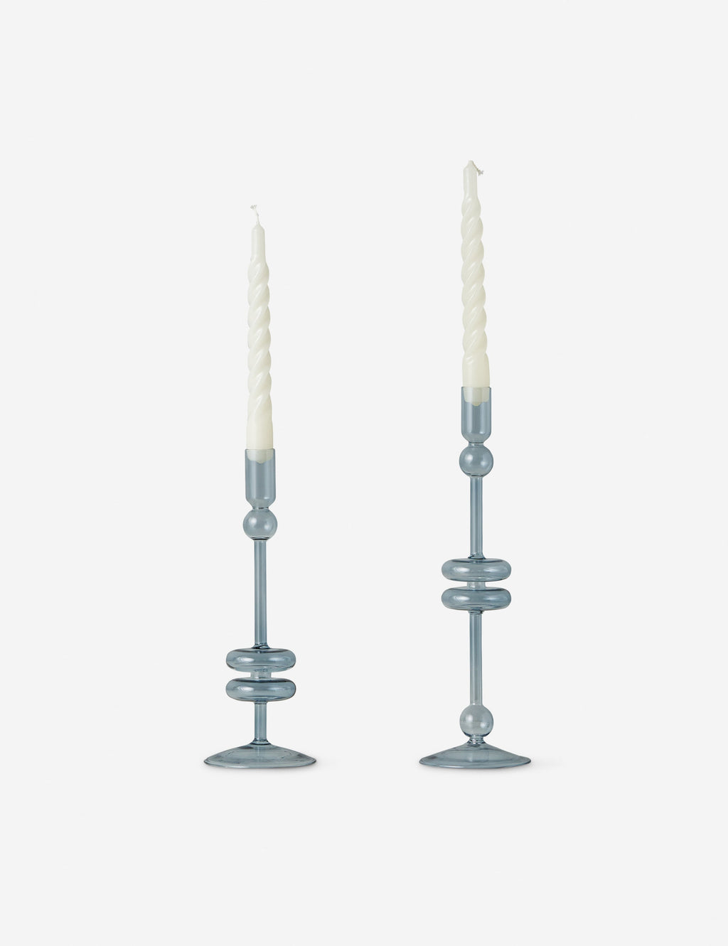 Paire de bougeoirs en verre (lot de 2) par etúHOME