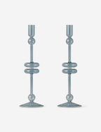 Paire de bougeoirs en verre (lot de 2) par etúHOME