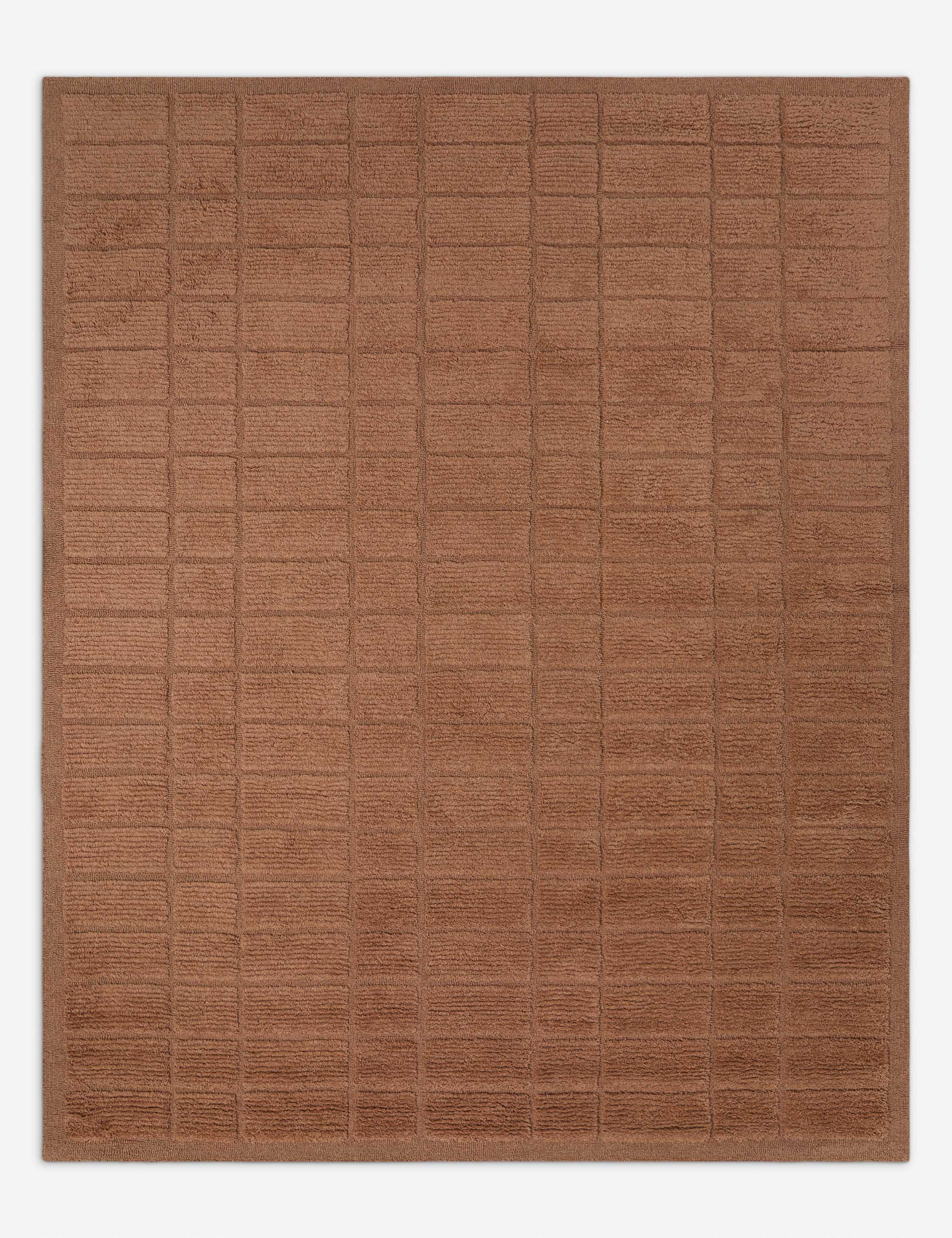 Échantillon de tapis en laine touffeté à la main Geller, Blush 12 x 12