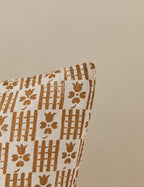 Housse de coussin en lin et coton Hedra