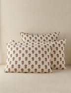Housse de coussin en lin et coton Langford
