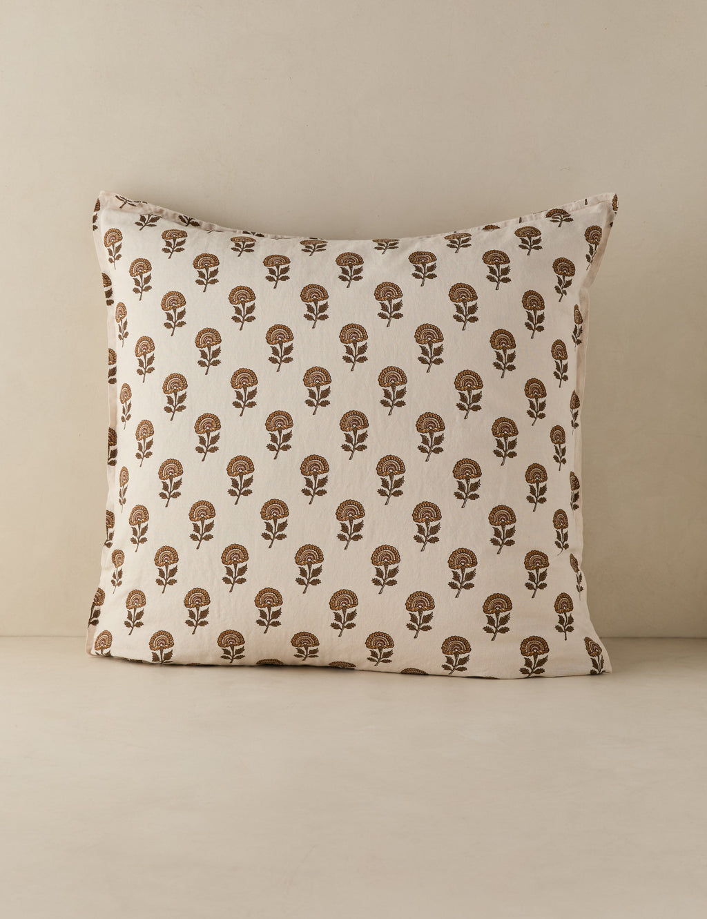 Housse de coussin en lin et coton Langford