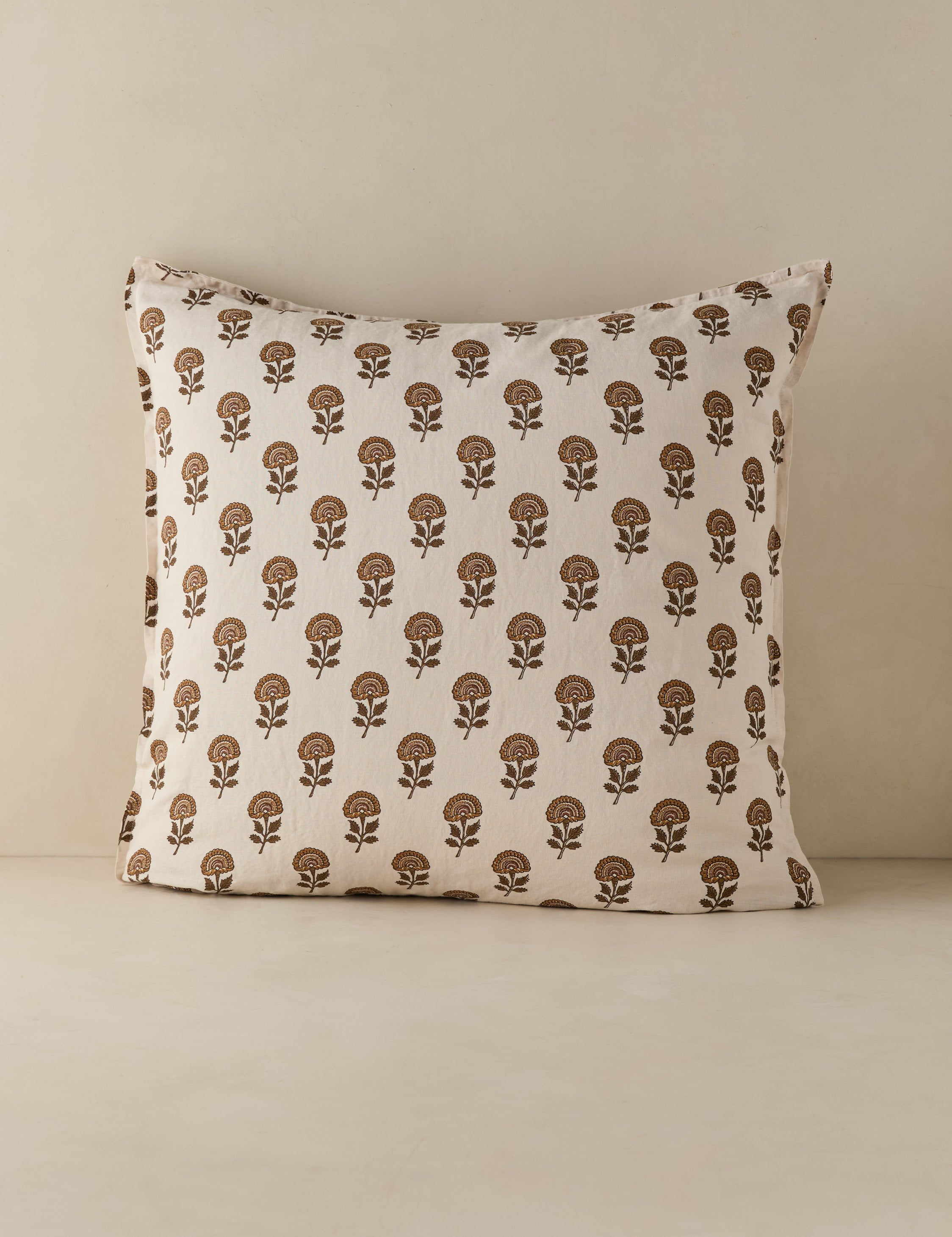 Housse de coussin en lin et coton Langford