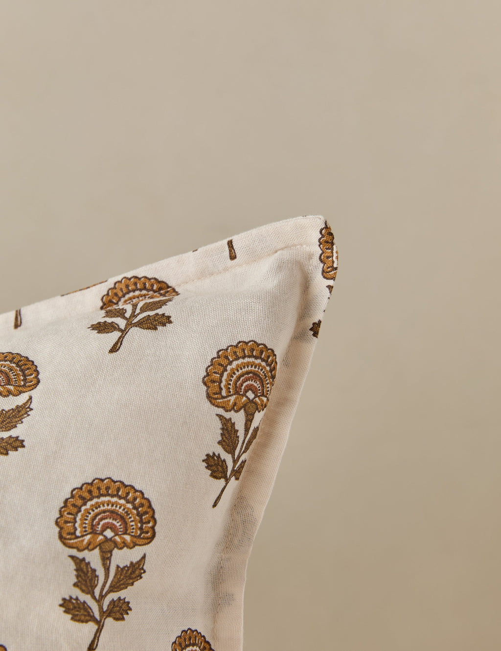 Housse de coussin en lin et coton Langford