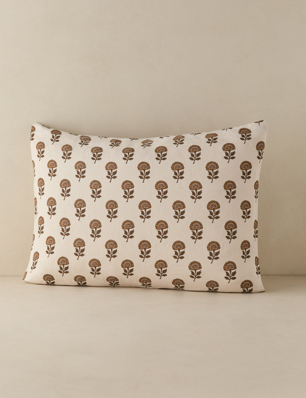 Housse de coussin en lin et coton Langford