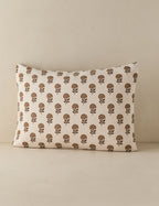 Housse de coussin en lin et coton Langford