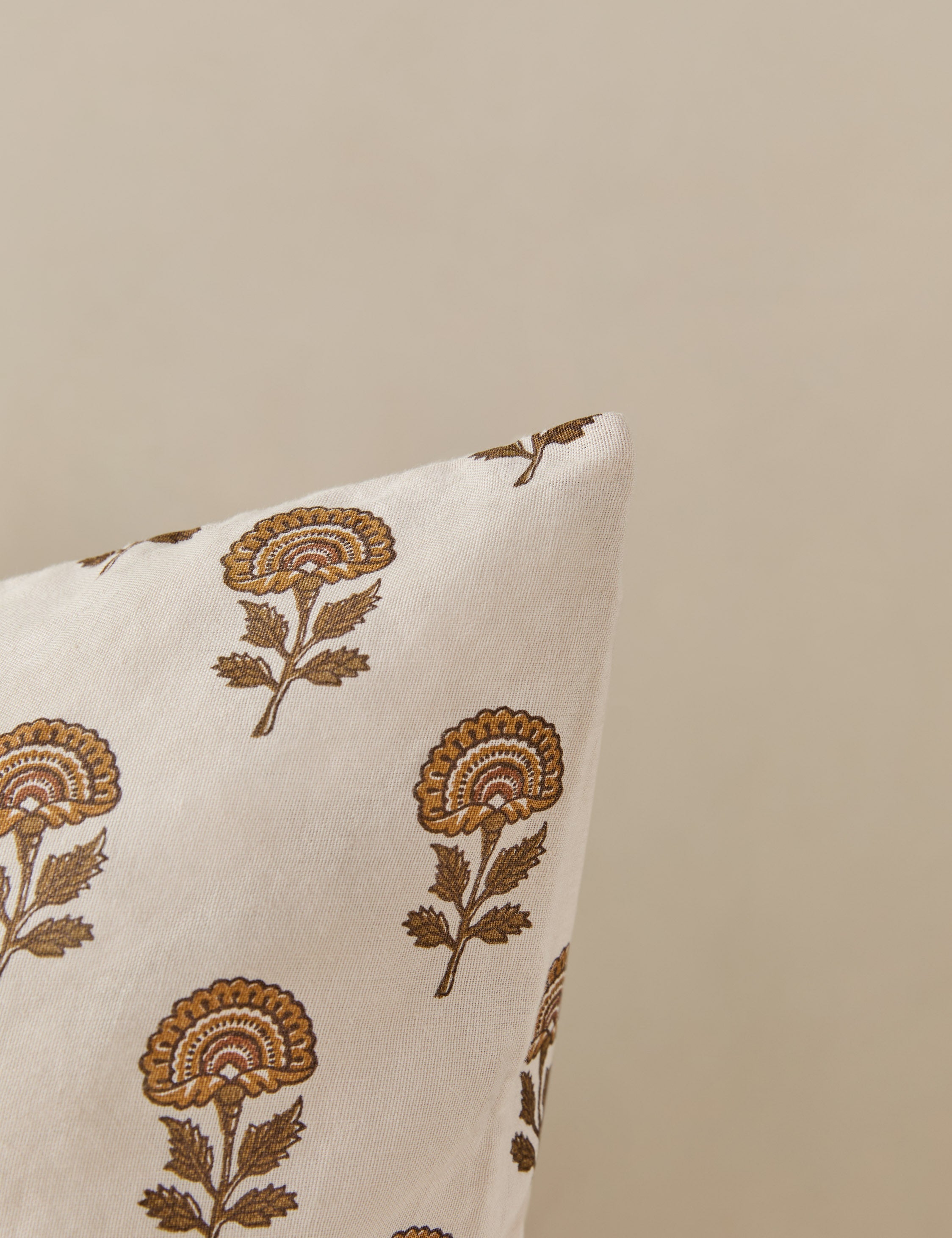 Housse de coussin en lin et coton Langford