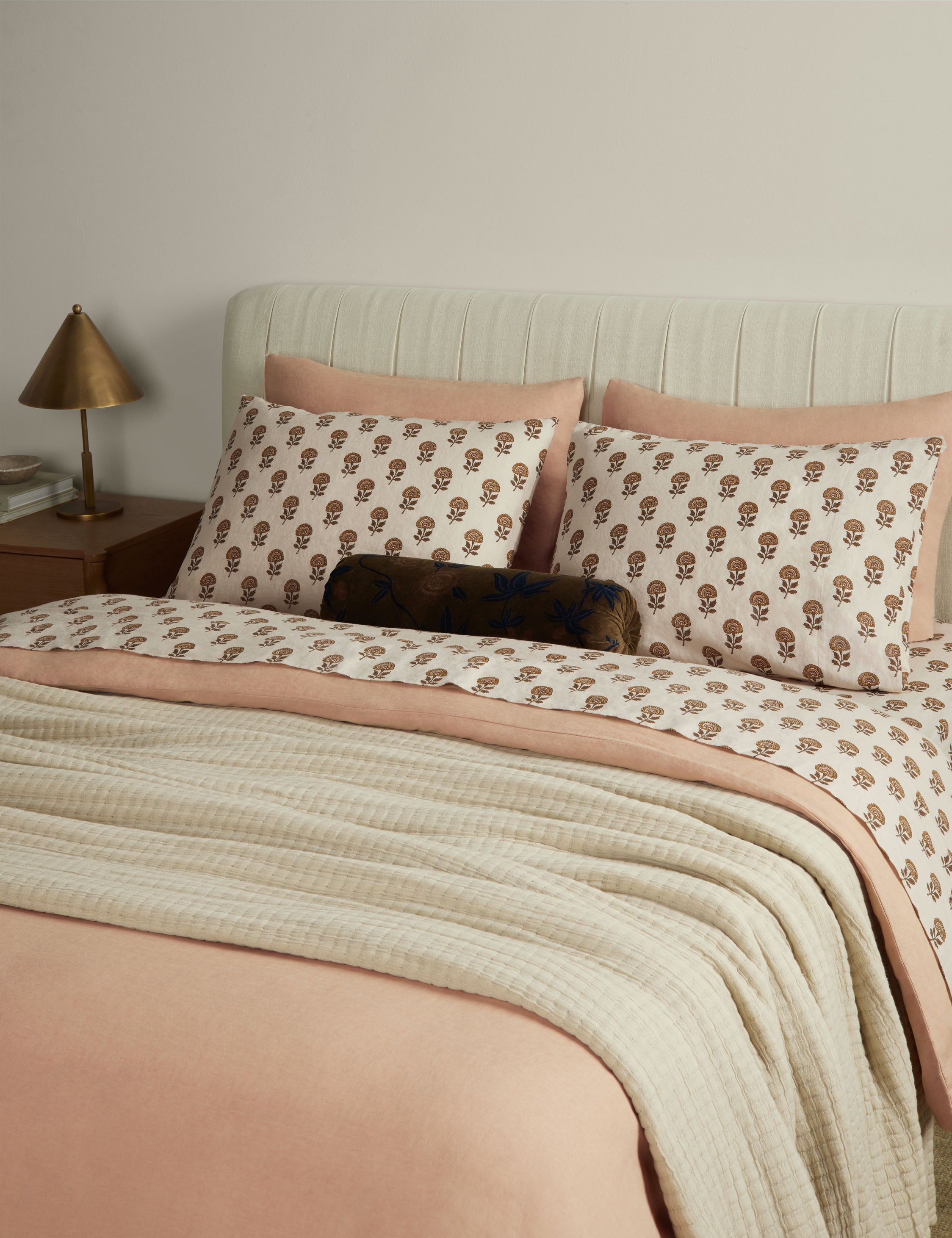 Parure de draps en lin et coton Langford