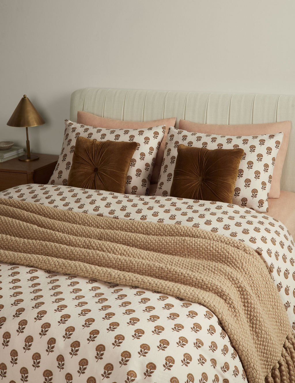 Housse de couette en lin et coton Langford