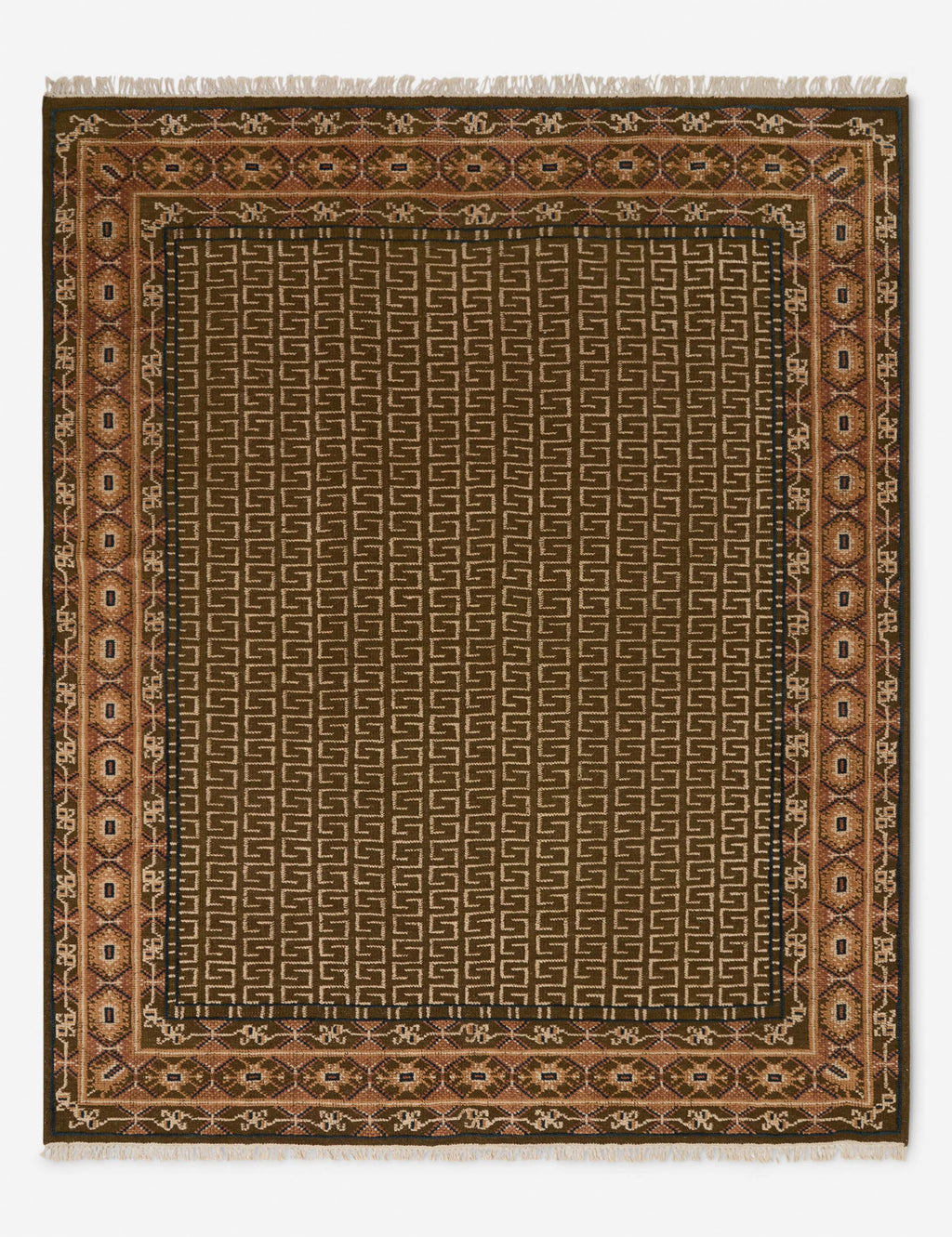 Échantillon de tapis en laine noué à la main Manca 12 x 12