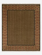 Échantillon de tapis en laine noué à la main Manca 12 x 12