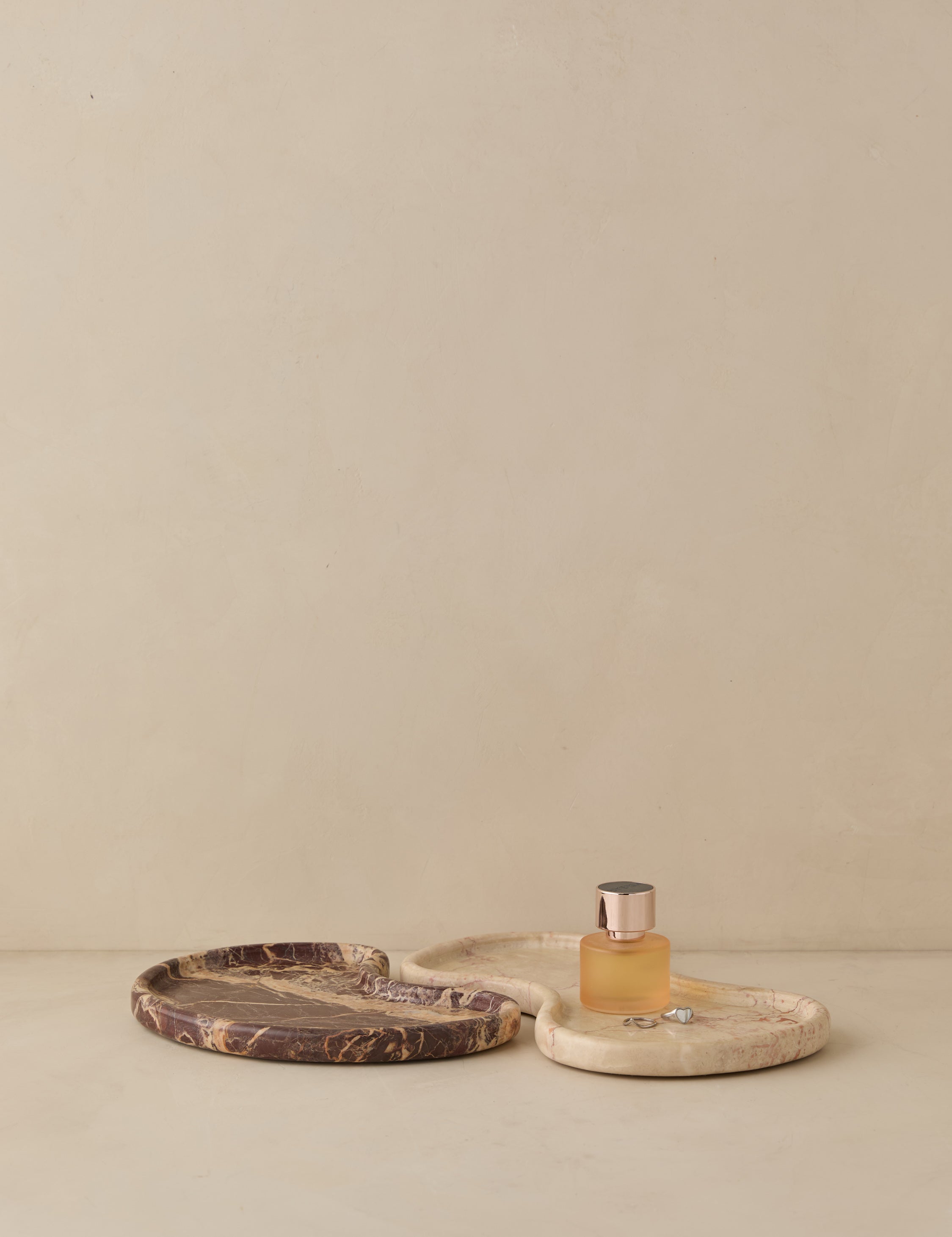 Plateaux en marbre Sorley (lot de 2)