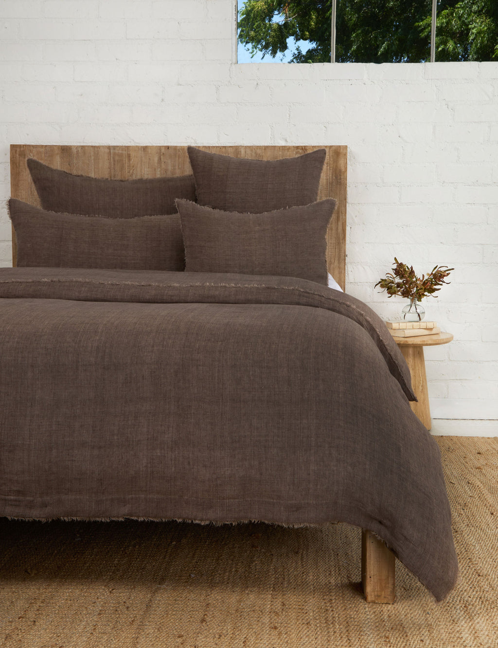 Housse de coussin Hunter Linen de Pom Pom at Home