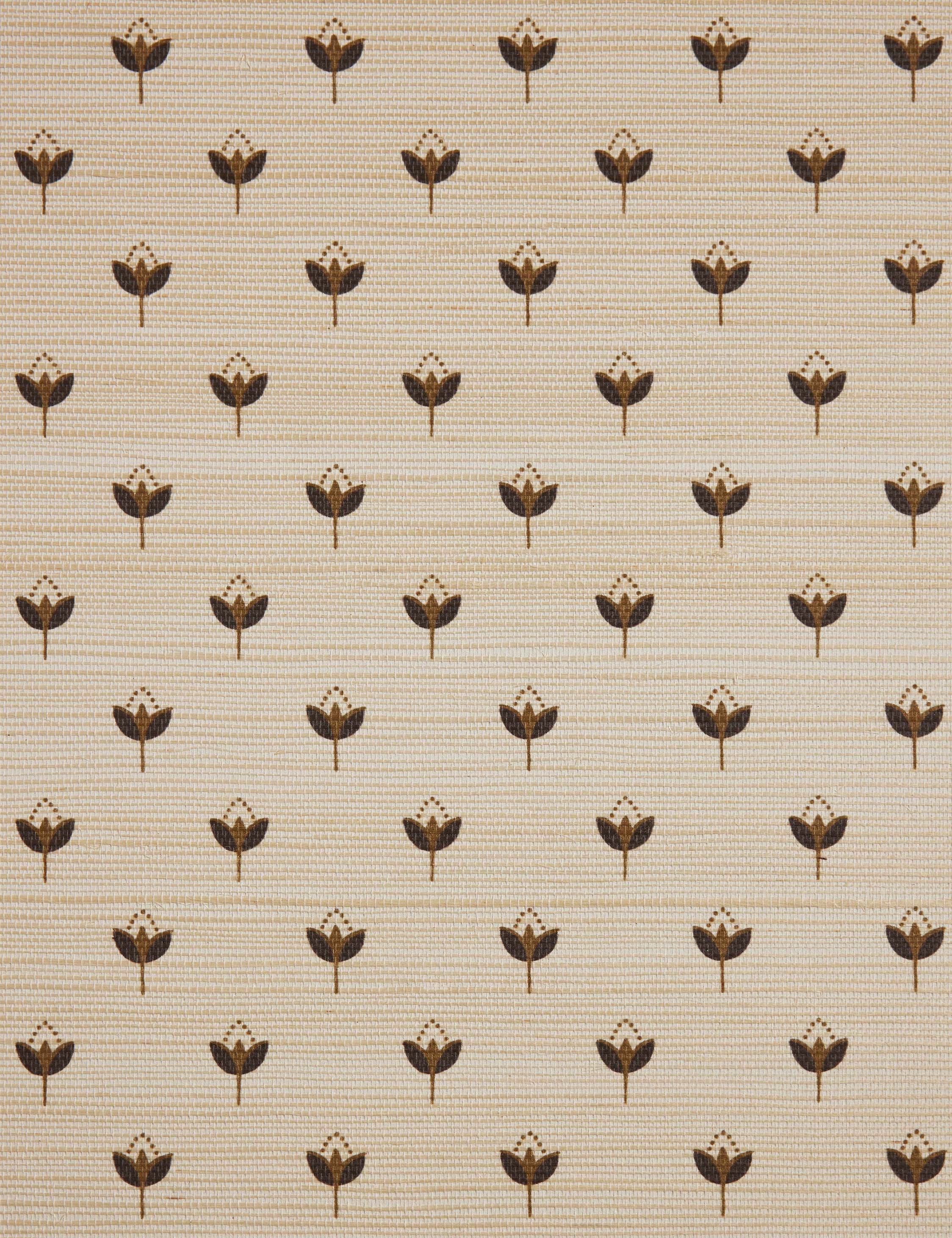 Papier peint en toile de jute Poiret